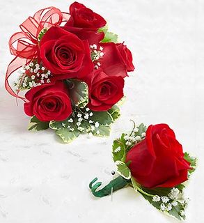 Red Rose Corsage 