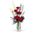 Red Roses and White Orchids