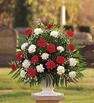 Red Sympathy Flowers Hope and Honor Basket Flowers