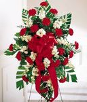 Red/White Standing Spray 