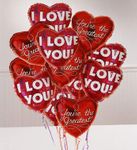 Romance Mylars 1 single mylar i love you