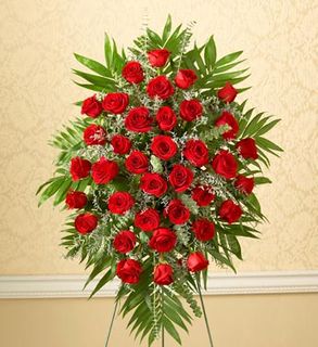 Rose Sympathy Standing Spray 