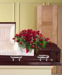 Roses Casket Cover full side Roses Casket Cover full side
