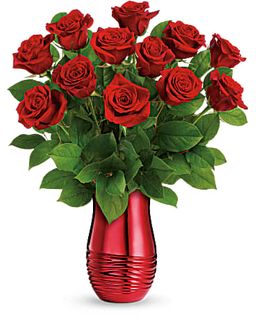  Rouge Romance Bouquet-