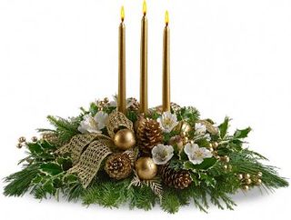 Royal Christmas Centerpiece