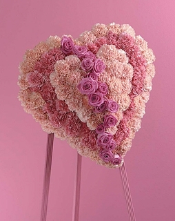 Solid Pink Heart