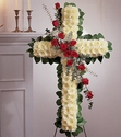 Standing Cross with Roses