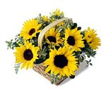 Sunflower Basket Sunflower Basket