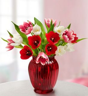 Sweetest Love Tulips, 15 Stems