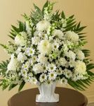 Sympathy Basket in White