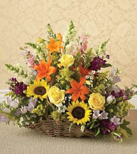 Sympathy Fireside Basket