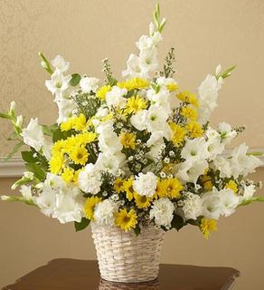 Sympathy Floor Basket 