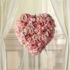 Sympathy heart Flowers 