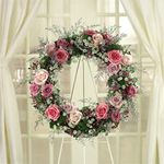 Sympathy memorial wreath