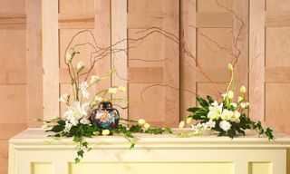 Tributes for the Urn White Arrangements 