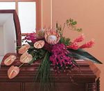 Tropical Paradise Casket Spray