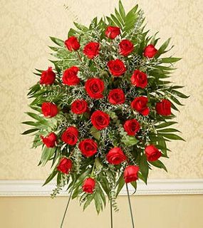 Two Dozen Rose Sympathy Standing Spray