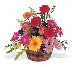 Vibrant Basket Arrangement 