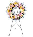  Vibrant funeral Rose Wreath