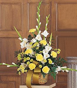 Vibrant Yellow Basket