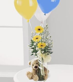 Welcome� Bear Bouquet 