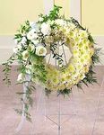 White wreath Sympathy 