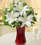 Winter White Lily Bouquet 
