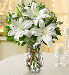 Winter White Lily Bouquet 