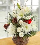 Wintertime Birds Nest of Flowers Wintertime Birds Nest of Flowers