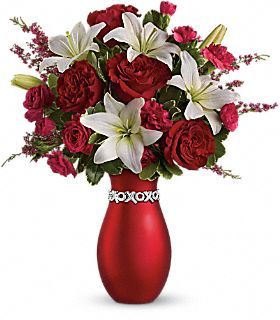 XOXO Bouquet with Red Roses  