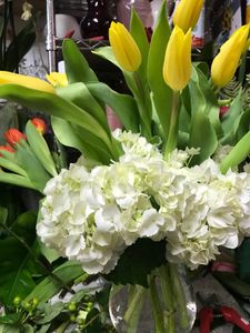 Yellow Tulip Arrangement 