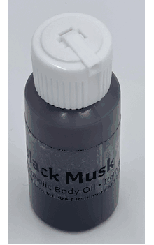 Black Musk 1 oz. (non-alcoholic perfume oil in Plastic Bottle)
