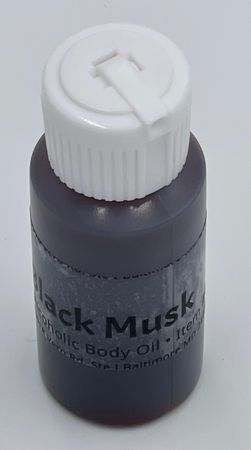 Black Musk 1 oz. (non-alcoholic perfume oil in Plastic Bottle)