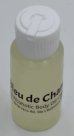 Bleu de Chanel 1 oz. (non-alcoholic perfume oil in Plastic Bottle)