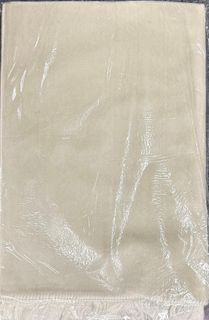 White Wide Double Plush Prayer Rug (Twice the Weight of a Normal Prayer Rug) 2.5 pounds - Good for Hard Surfaces 31" x 47" (Different Solid Colors Available)