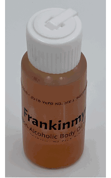 Frankinmyrrh 1 oz. (non-alcoholic perfume oil in Plastic Bottle)