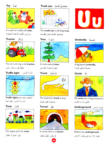 Goodword Arabic Picture Dictionary for Kids : 500 Words to Get You ...