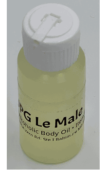 JPG Le Male 1 oz. (non-alcoholic perfume oil in Plastic Bottle)