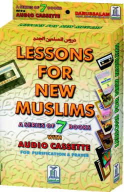 Lessons for New Muslims : A Series of 7 Books with Audio Cassette for Purification and Prayer : Box Set