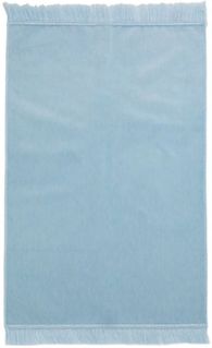 Baby Blue Wide Double Plush Prayer Rug (Twice the Weight of a Normal Prayer Rug) 2.5 pounds - Good for Hard Surfaces 31" x 47" (Different Solid Colors Available)