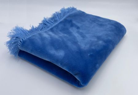 Baby Blue Wide Double Weight Plusher Prayer Rug (Twice the Weight of a Normal Prayer Rug) 2.5 pounds - Better on Hard Surfaces 31" x 47"