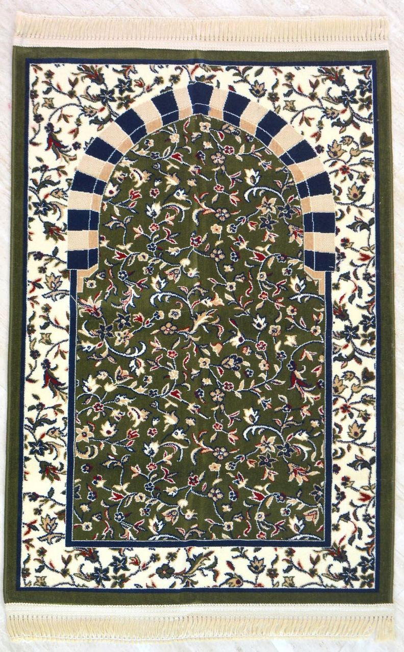 Limited Edition Madinah Rawdah Arch Prayer Rug (Designed in Madinah ...