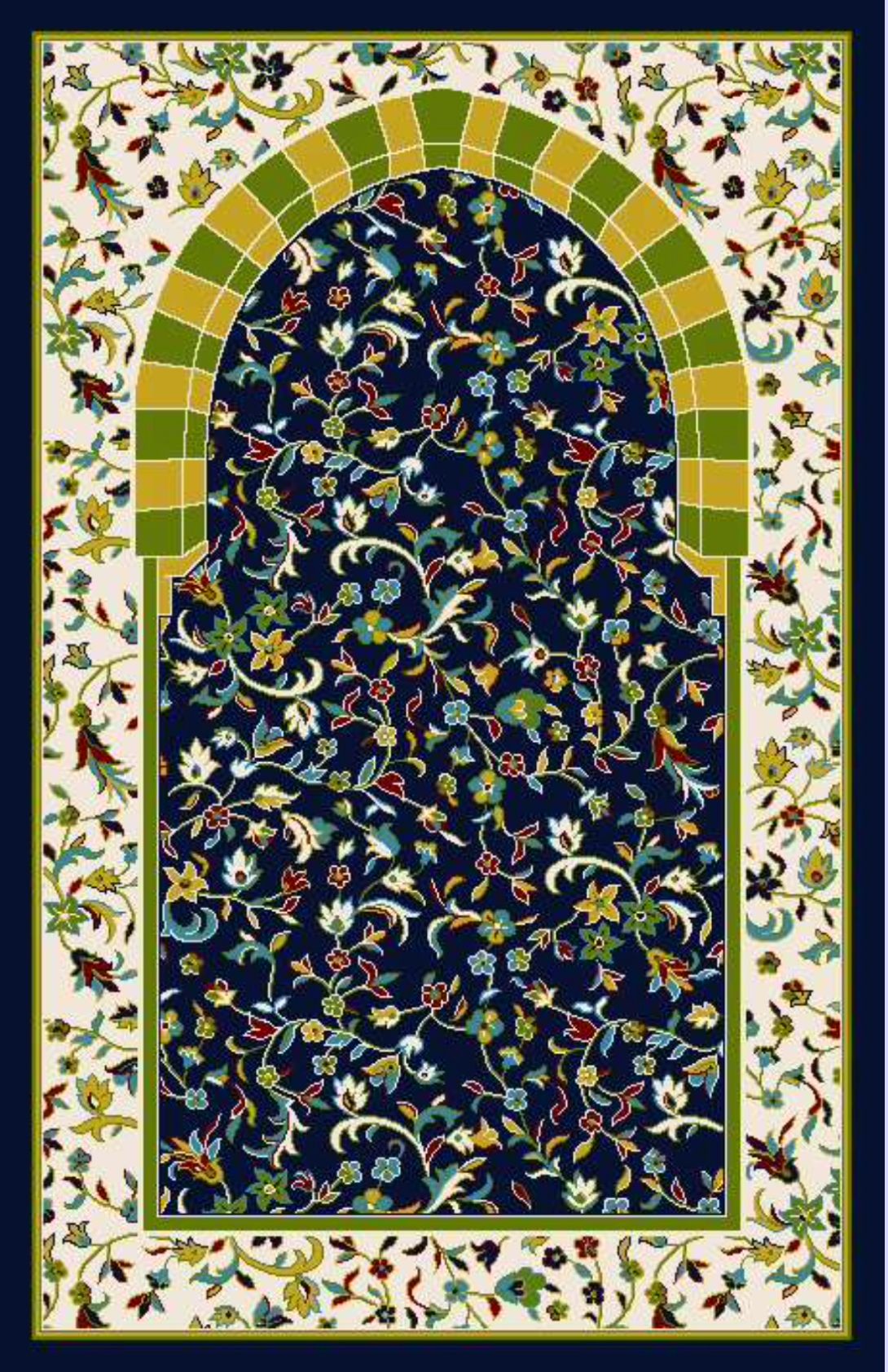 Limited Edition Madinah Rawdah Arch Prayer Rug (Designed in Madinah ...