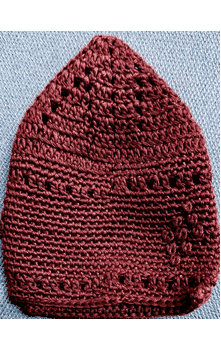 Maron crochet kufi