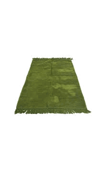Mint Green Thin-Style Solid Prayer Rug