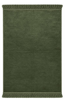 Pine Green Solid Color Prayer Rug (27" x 43")