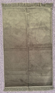 Pine Green Solid Color Prayer Rug (27" x 43")