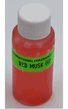 Red Musk 1 oz. (non-alcoholic perfume oil in Plastic Bottle)