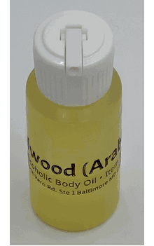 Sandalwood (Arabian) 1 oz. (non-alcoholic perfume oil in Plastic Bottle)