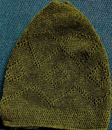 simple crochet kufi-green